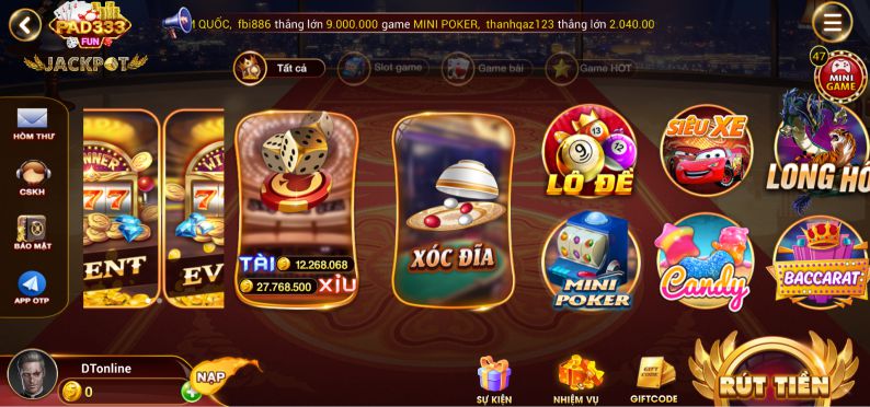 Giftcode cổng game 